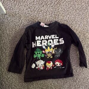 Zara Black Marvel Graphic Tee